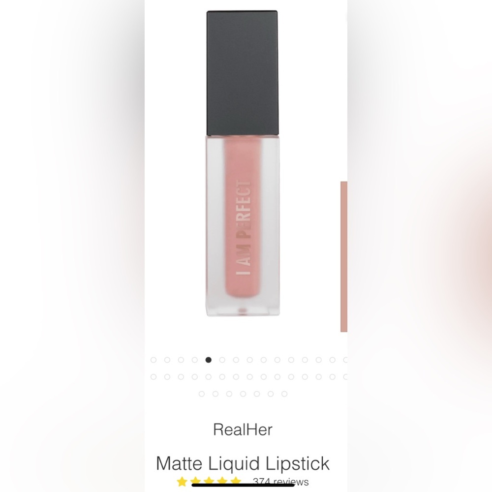RealHer Liquid Matte Lipstick in a I AM PERFECT